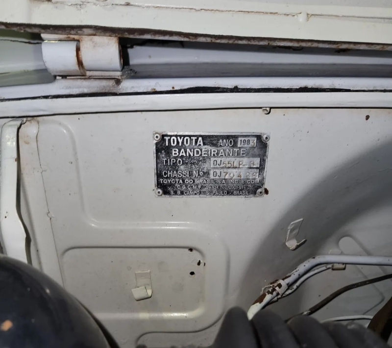 Toyota Band.Picape Chassi Longo Diesel